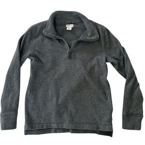 J. Crew Kids Charcoal Long Sleeve Pullover